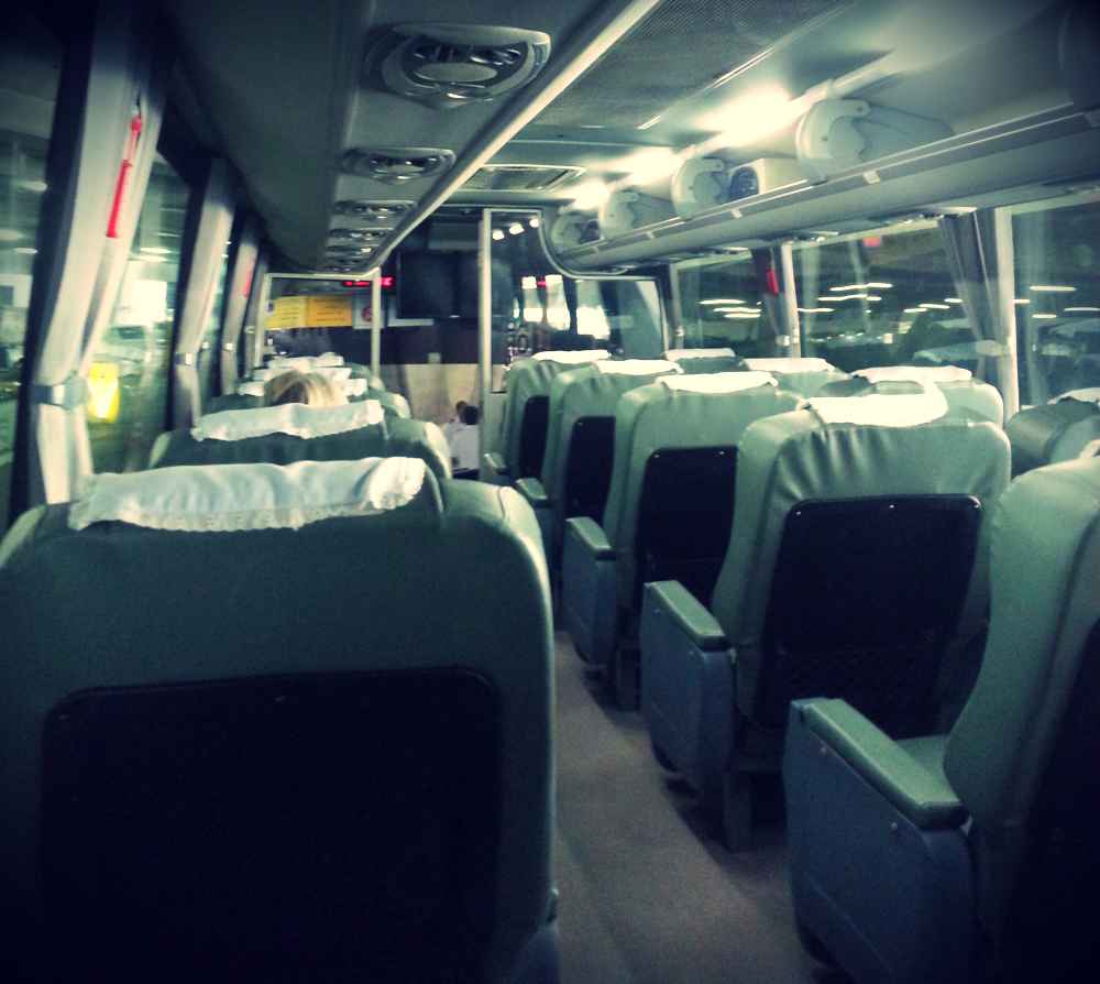 hua hin bangkok airport bus picture 1 - seating